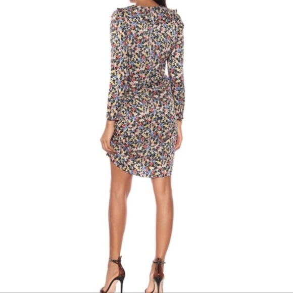 - Veronica Beard -Minna Floral Silk Mini Dress(2) - Picture 2 of 7